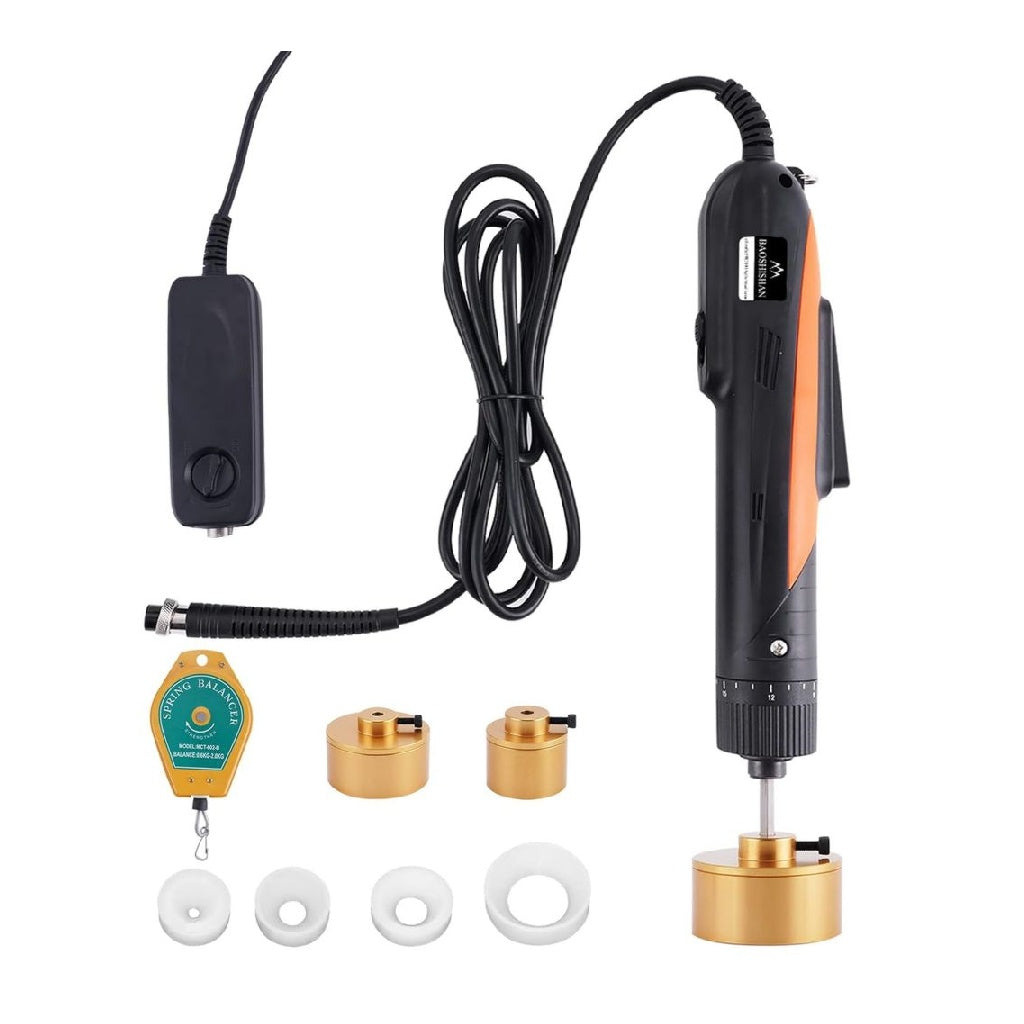 BAOSHISHAN electrique de Capsulage de Bouteille contr?le du la vitesse 5001000 rpm destine a bouchons 1050 mm 220 V