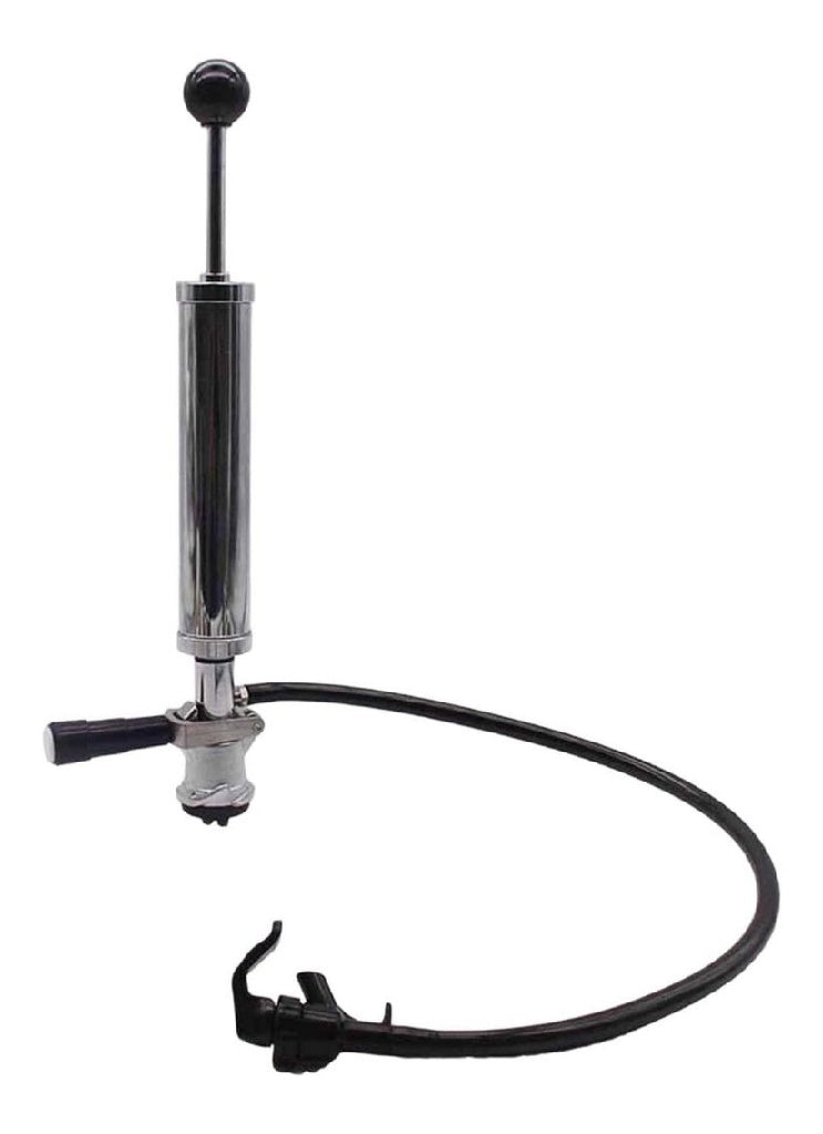 Milageto a Pompe biere de fete Outil de Distribution de biere Pompe Manuelle pour fut du avec Robinet et Tuyau pour Bar Ferme Maison Jardin Style A