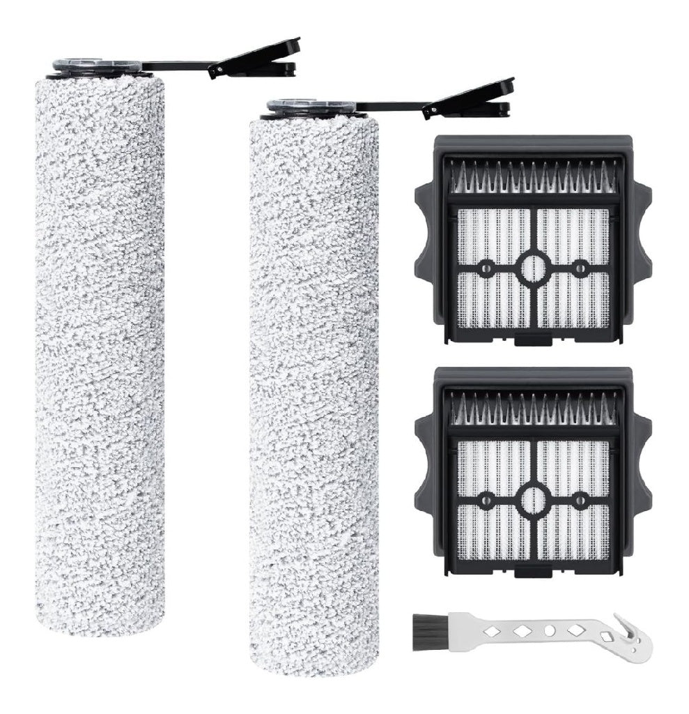 Rouleau brosse de de rechange et Filtre HEPA pour Tineco Floor One S7 Stretch Ultra/Stretch S6/S7 Artist/S7 Master/S9 Artist/S6 stretch lite/SWITCH S6/i6 Stretch/i5 Stretch Aspirateur Laveur