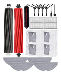S8 Ultra PRO Accessoires pour Roborock S8 PRO Ultra 21 Pieces 2 Brosses Principales 4 Brosses Laterales 4 Sacs a Poussiere 4 Filtres HEPA 4 Serpilleres Pieces de Rechange